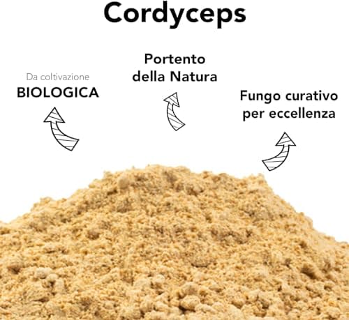 Cordyceps Sinensis Bio en Poudre - 100g. Cordyceps Militaris Crue. Riche en Propriétés et Bienfaits des Champignons.