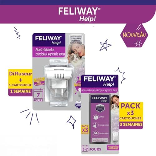 FELIWAY Help! - Anti-Stress pour Chat - kit Complet 7 Jours