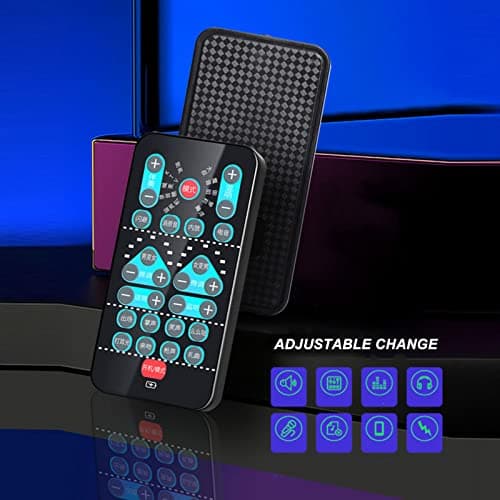 Changeur de Voix Portable, Carte Son Portable Mini Dispositif de Changement de Voix avec 8 Effets Sonores Fixes, Mini Dispositif de Changement de Voix Ghostface Changeur de Voix
