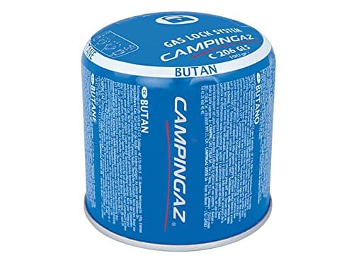 CAMPINGAZ Cartouche de Gaz Perçable C206 GLS, pour Réchauds de Camping, Cartouche Compacte, Bleu, 190 g