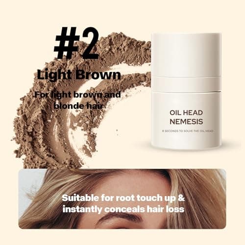 Poudre pour le volume des cheveux, poudre pour la ligne des cheveux qui dissimule instantanément la chute des cheveux, poudre pour la retouche des racines pour hommes et femmes, 10g (Light Brown)