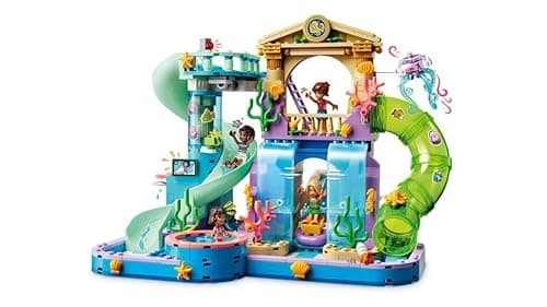 LEGO Friends Le Parc Aquatique de Heartlake City - Set de Construction - Jeu Créatif pour Les Enfants dès 8 Ans - Inclut 3 Mini-poupées, Une Micro-poupée, 3 Toboggans et Un Jacuzzi 42630