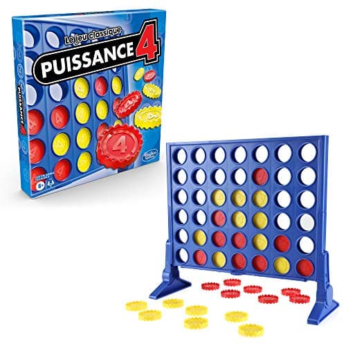Puissance 4, Le Jeu de société et de Plateau pour Enfants, stratégie pour 2 Joueurs, aligner 4 pions, pour Enfants, dès 6 Ans