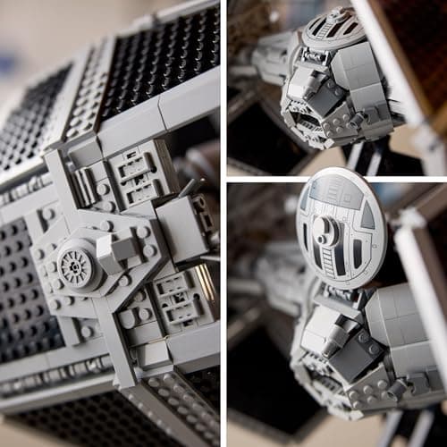 LEGO Star Wars L’Intercepteur TIE - Set de Construction pour Adultes de la Collection Ultimate Collector Series S - Réplique de Chasseur en Briques à Construire, à Collectionner et à Exposer - 75382