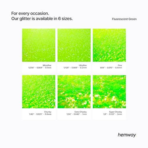 Paillettes fluorescentes vertes ultra scintillantes pour ongles visage festival Noël Halloween maquillage fines 100 g/3,5 oz