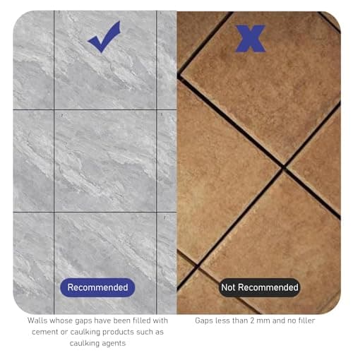 Lot de 6 goupilles d'étanchéité avec pointes de rechange, stylo de réparation de joints, stylo de réparation de carreaux, stylo de réparation d'interstices (gris clair/blanc)