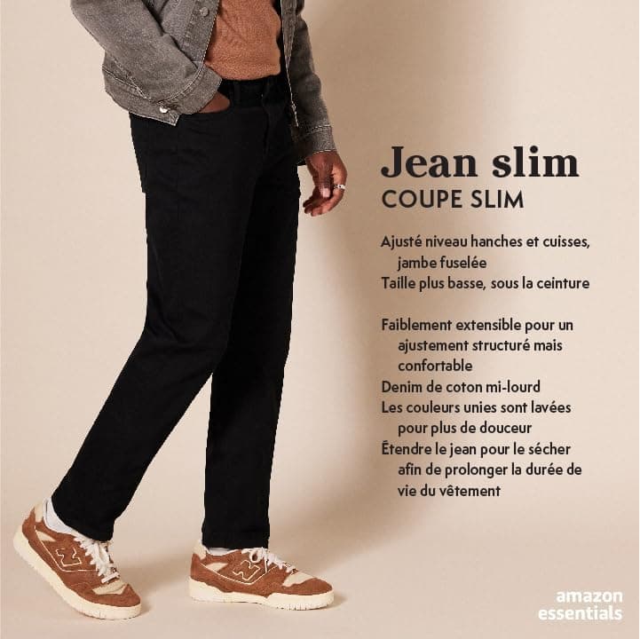 Amazon Essentials Homme Jean Slim - Couleurs abandonnées