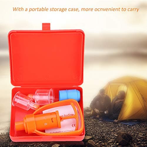 Aspivenin Serpent,Extractor De Veneno,Extracteur Pompe d'urgence Premiers Secourisme Kit De Securite d'urgence Serpent Morsure en Plein Air Cam Survie Outil Sos Snake Bee Bite Pump Aspiration Kit