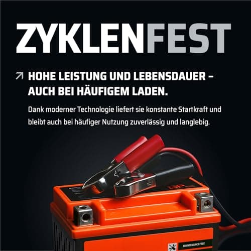 GP-PRO GTX4L-BS 12V 5Ah GEL Batterie de démarrage (semblable à YTX5L-BS / YTX4L-BS) (Sans entretien / Scellé) Scooter Accumulateur