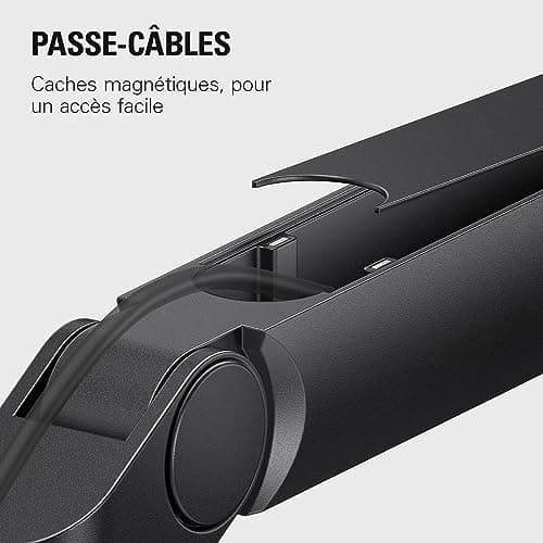 Elgato Wave Mic Arm LP - Perche de micro haut de gamme compacte avec passe-câbles, pince pour bureau, fixation polyvalente, entièrement réglable, idéale pour podcasts, streaming, jeux, télétravail