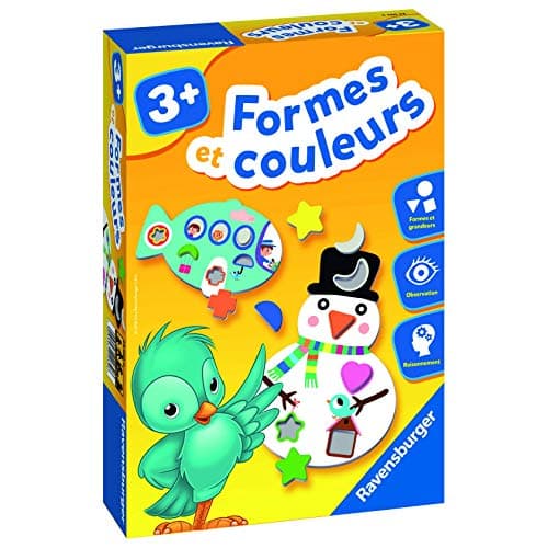 Ravensburger - Jeu Educatif - Formes et couleurs - Association logique - Développement de l'observation et de la motricité - A partir de 3 ans - 24032