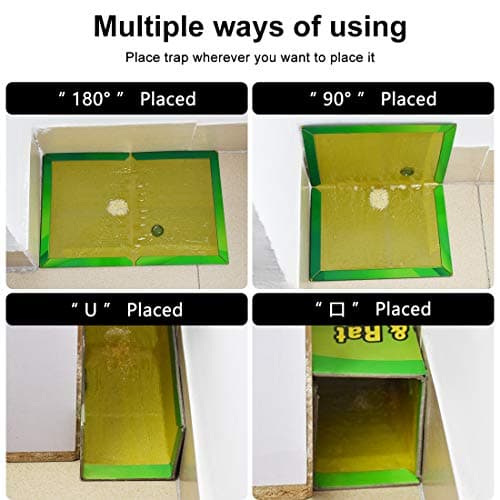 Piege a Souris Rat Colle Collant 22 Pièces Pièges à Souris Attrape Anti Souris Rat Glue Plaque Collante Piège Souris et à Rats Puissant Mouse Trap Mulot Exterieur Efficace Interieur