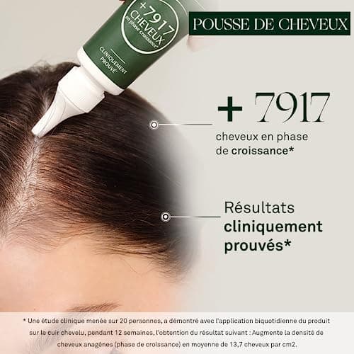 LUXÉOL - Sérum Pousse - Réactive La Croissance Cheveux Existants & En Manque De Croissance - Femme/Homme - Extrait De Pois - 98% D'Ingrédients D'Origine Naturelle - Fabriqué En France - 50ml