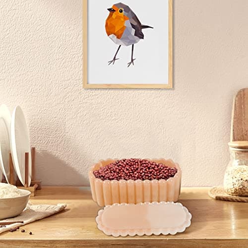 Voyyphixa Moule Boite Resine Epoxy Ovale, Moule Silicone Boite a Mouchoirs avec Couvercle Moulage Moule de Coulée Boîtes à Bijoux Rangement pour décoration de la Maison (Rectangle)