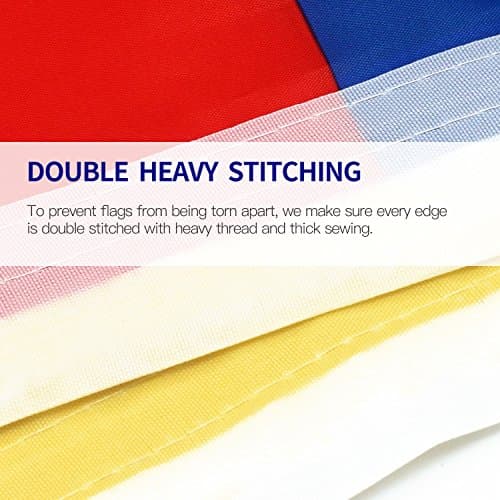 Anley Fly Breeze 3x5Pi Drapeau du Brésil-Couleur Vive Résistant aux UV-Tête en Toile/Double Couture-Drapeau Brésilien Polyester œillet en Laiton 3x5Pi