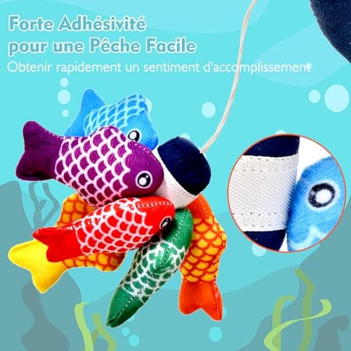 Yitical Jouet Bebe 1 an, Montessori Pêche a la Ligne Jeux pour Enfant 1 2 Ans, Educatif Jouet Bébé, Cadeau pour Fille Garcon 1-3 Ans 6 12 18 Mois