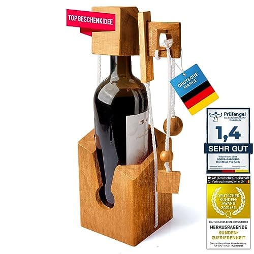 Dont Break The Bottle - Ne cassez Pas Les Bouteilles Puzzle en sécurité Puzzle Magique en Bois en 3D Puzzle pour Adultes Puzzle pour Bouteilles Jeu de réflexion