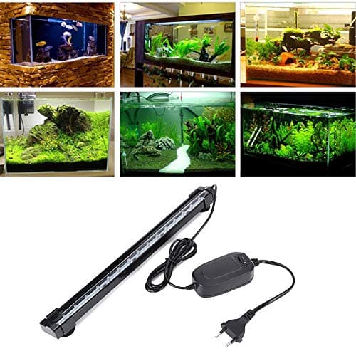 GOTOTOP 100-240V lumières LED d'aquarium pour Aquarium coloré Flash Lent Barre Lumineuse à Bulles de Voyage Multifonctionnel(DB-40)