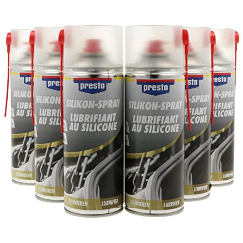 Presto 540646 Sixpack Aérosol Silicone 400 ML LOT DE 6