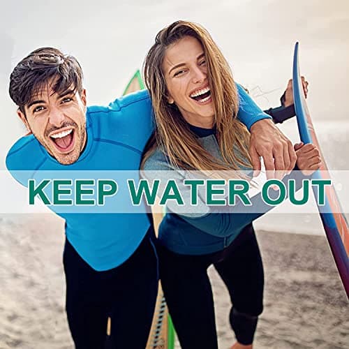 Bouchon Oreille Piscine, 3 Paires de Bouchons d'oreilles de Natation en Silicone Réutilisables et Imperméables pour le surf et autres sports nautiques