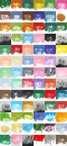 Rocailles Lot de perles rondes en verre de 2 mm 11/0 Dans 75 couleurs différentes 1,5 kg Env. 100.000 pièces au total