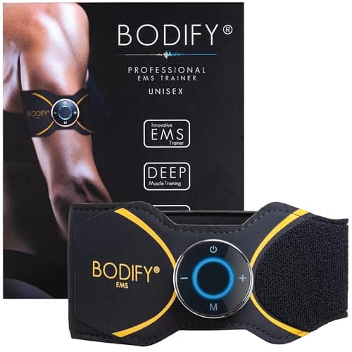 Bodify Ceinture Bras et Jambes Pro - 2 en 1 Entraînement EMS - Électrostimulation Musculaire - Renforcement Ciblé de Vos Muscles - Unisexe - L’Original