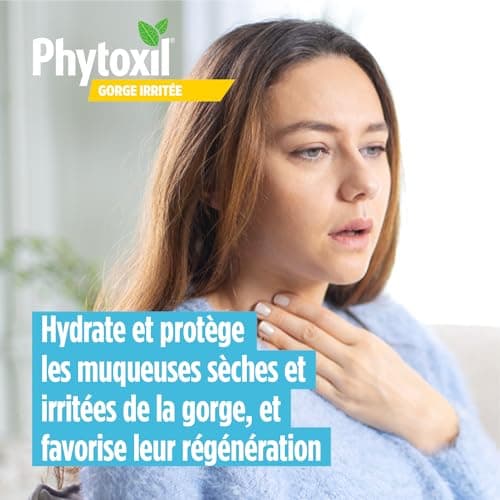 Phytoxil Pastilles Gorges irritées - Miel citron menthe – Dispositif médical- Hydrate les muqueuses sèches et irritées – 16 pastilles - A partir de 6 ans