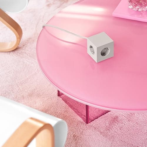Avolt Multiprise Cube USB C - Les Premières Multiprises Design au Monde - 3 Prises électriques et 2 Ports USB - Pied Magnétique Adhérant Presque Partout (Gris, 1.8m)