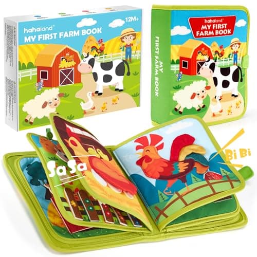 hahaland Jouet Bebe 1 an Busy Board Montessori âge 1 an avec 6 Couches Planche, Jouet Enfant 1 2 3 4 Ans Jeux Montessori Jouets d'activité et de Développement, Cadeau Enfant 1 2 3 Ans