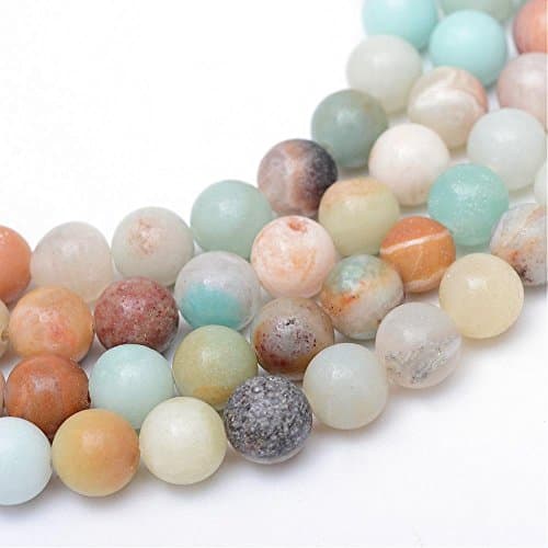 G741 Perles en amazonite 8 mm * Grade A * Pierres précieuses naturelles