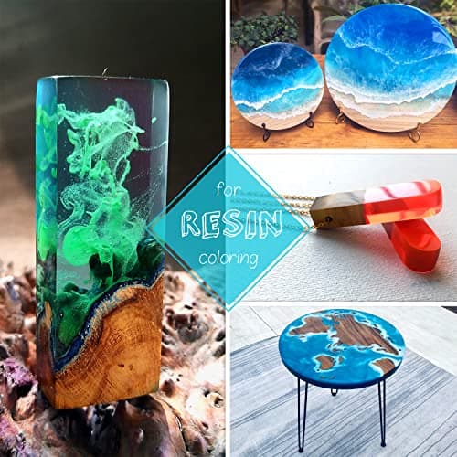 Colorant résine époxy - 60g Poudre Mica Naturel métallique pour Epoxy Resin, Savon - Pigment résine époxy Qualité Cosmétique pour Maquillage, Peinture, Poudre pour Ongles, Bombe de Bain (Noir)