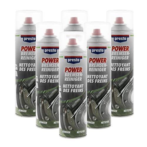 Presto 531583 Sixpack Nettoyant pour Freins Power 500 ml LOT DE 6