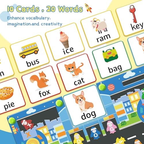 Labyrinthe Magnetique Jeux Montessori Enfant, Parcours Motricité Fine Holz Puzzle pour Apprendre l'Alphabet et Mots, Jeu Educatif Activite Enfant 3 4 5 Ans, Cadeau Garcon Fille pour Anniversaire Noël