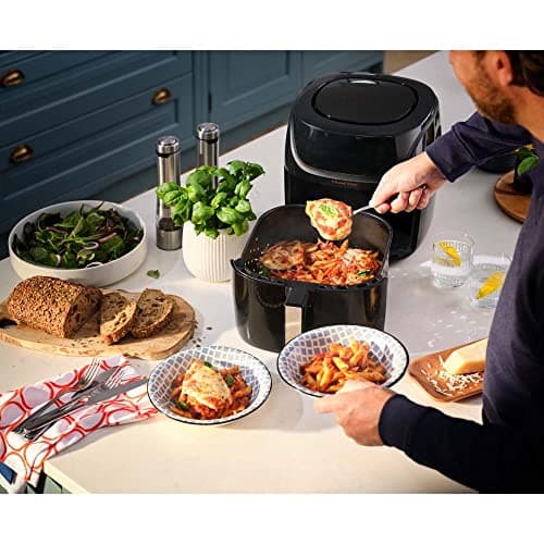 Russell Hobbs Air fryer XXL 8l [Multicuiseur 7en1, 10 programmes] Friteuse sans huile avec Rapid Air (cuit, grille, rôtit & plus, tactile, contrôle de température, lave-vaisselle) Airfryer 27170-56