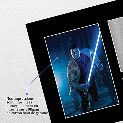HWC Trading A4 John Boyega Star Wars Finn Cadeaux Imprimé Signé Autographe Photo pour les fans de cinéma - A4