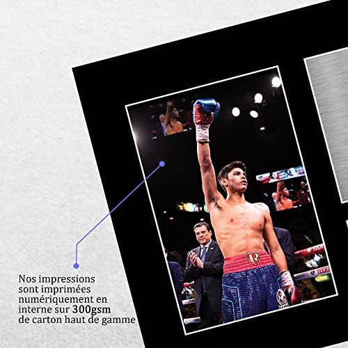 HWC Trading A4 Ryan Garcia Cadeaux photo autographe signée imprimée pour les fans de boxe - A4
