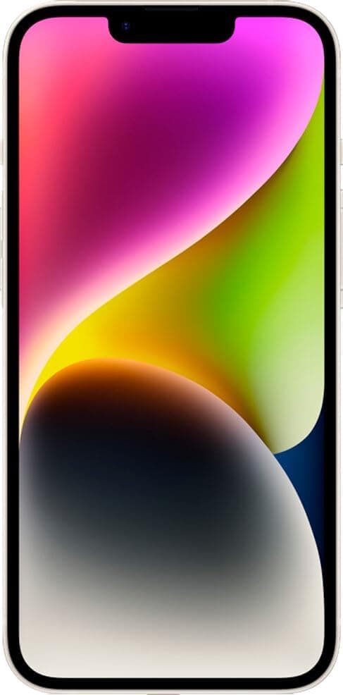 Apple iPhone 14, 128 Go, Lumière Stellaire (Reconditionné)
