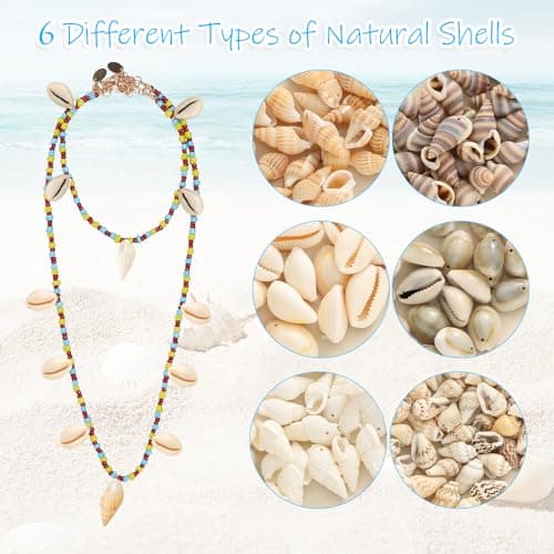 120pcs Perles de Coquillage Naturel Coquillage Conque avec Trou Spiral Perles Coquillage Decoration Perles Coquillage pour Bracelet Bijoux,Artisanat, Décoration de la Maison, Aquarium