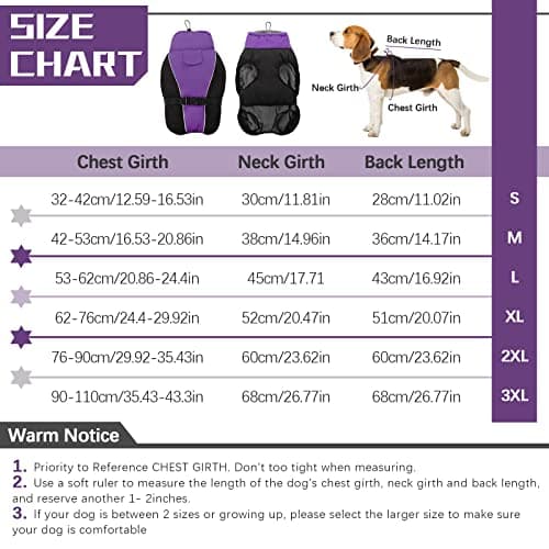 Manteau d'hiver pour Chien, Veste ImperméAble pour Chien, Veste d'hiver Chaude avec Doublure en Polaire, Manteau RéFlecteur Ajustable Et Confortable avec Trou pour Harnais pour Petits Et Moyens Chien