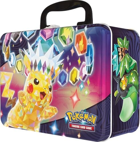 JCC Pokémon : Coffre de Collection (3 Cartes Promo Brillantes, 6 boosters et Plus)