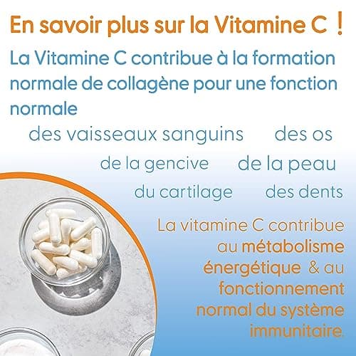 Doctor's Best, Vitamine C avec Quali C, 1.000mg, 120 Capsules végétaliennes, Testé en Laboratoire, Sans Gluten, Sans Soja, Végétarien