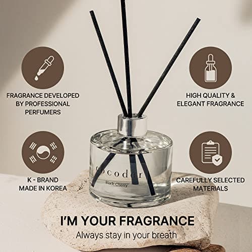 Cocod'or Signature Diffuseur de roseaux, Eucalyptus Citron/200 ML/1 lot/Diffuseur de roseaux, Diffuseur de roseaux, Décoration d'intérieur et décoration de Bureau, Parfum et Cadeaux