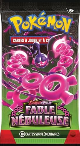 JCC Pokémon : Collection Illustration Écarlate et Violet – Fable Nébuleuse – Scalpereur (1 Carte Promo Brillante entièrement illustrée, 2 Cartes Brillantes et 4 boosters)