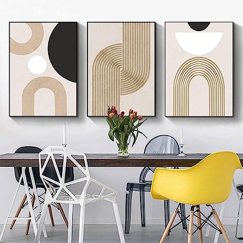 DLKAJFK Images modernes - Décoration murale bohème - Pour salon, chambre à coucher - Art abstrait moderne - Images décoratives pour salon, chambre à coucher, sans cadre, 2,40 x 60 x 3 cm