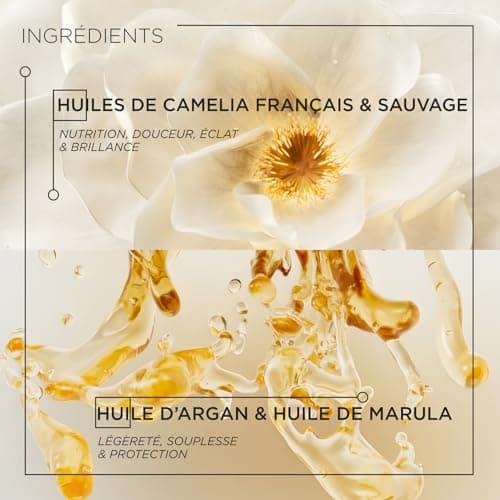 KÉRASTASE Elixir Ultime - L'Huile Originale - Huile Capillaire Nourrissante Multi-Usage - Soin Thermo-Protecteur Sans Rinçage - Huiles de Camélia, Marula & Argan - Tous Types de Cheveux - 30ml
