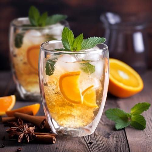 Joeyan Lot de 4 Tasse à Café Épais à Double Paroi, 350ml Verres à Expresso avec Cuillères en verre, Transparent Borosilicaté Isolation,Verres Thermiques à Effet Flottant,pour Latte,Bière,Lait,Thé