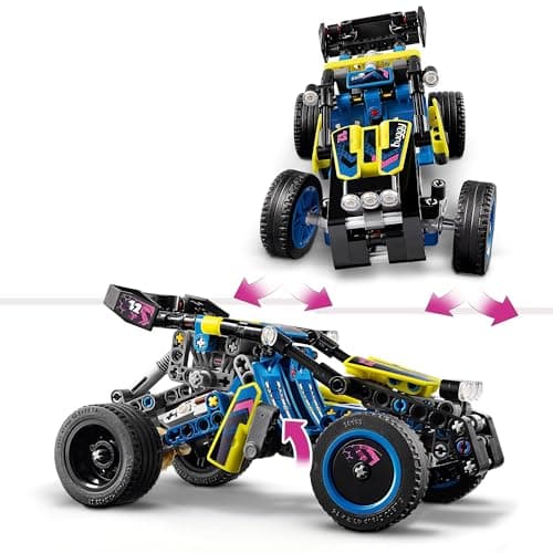 LEGO Technic Le Buggy Tout-Terrain de Course, Véhicule de Rallye, Jouet de Construction de Voiture de Course, Cadeau pour Garçons et Filles Dès 8 Ans 42164