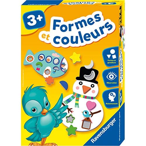 Ravensburger - Jeu Educatif - Formes et couleurs - Association logique - Développement de l'observation et de la motricité - A partir de 3 ans - 24032
