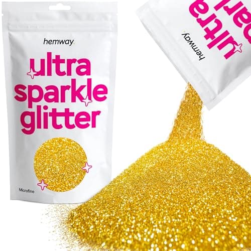 Paillettes dorées ultra scintillantes pour ongles visage festival Noël Halloween maquillage microfines 100 g/3,5 oz