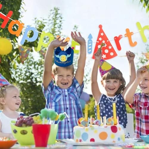 DKDDSSS Bébé Anniversaire Couronne, Chapeau Anniversaire Enfant avec des nombres interchangeables de 1-8, Bleu Tiara Bébé Accessoires pour Décoration Anniversaire Fête Garçon Fille